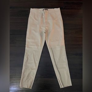 Zara xl high rise pleated pant